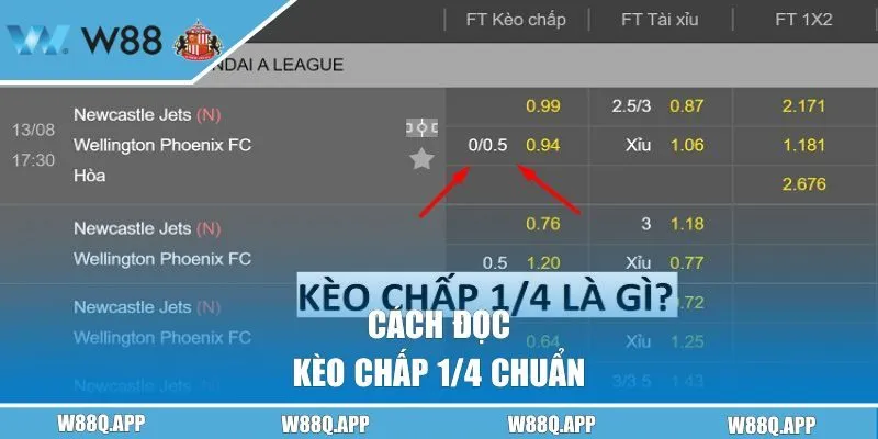 Cách đọc kèo chấp 0.25 chuẩn