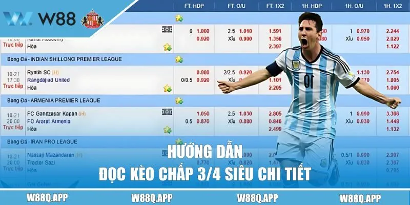 Hướng dẫn đọc kèo chấp 0.75 siêu chi tiết