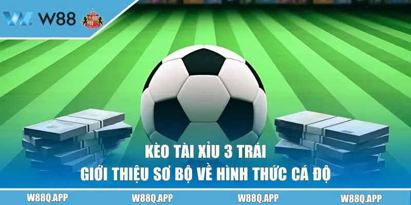 Giới thiệu về kèo tài xỉu 3 trái tại W88